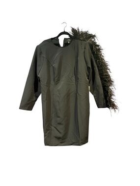 ELOQUII Black Feather Sleeve Cocktail Dress | Size 20 | NWT